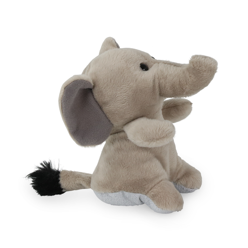 Plüschelefant klein mit Microfasertuch