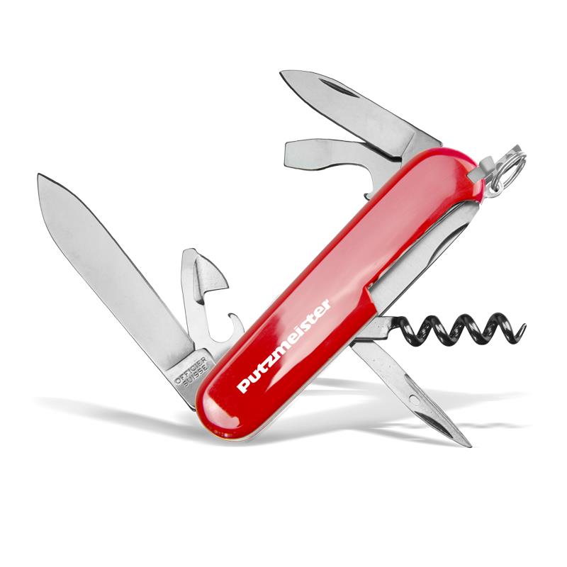 Schweizer Messer groß, Farbe: rot