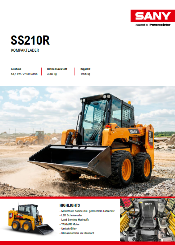 Broschüre SANY SS210R - DE