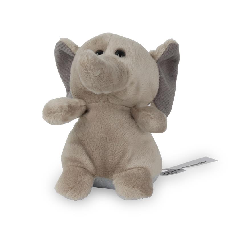 Plüschelefant klein mit Microfasertuch